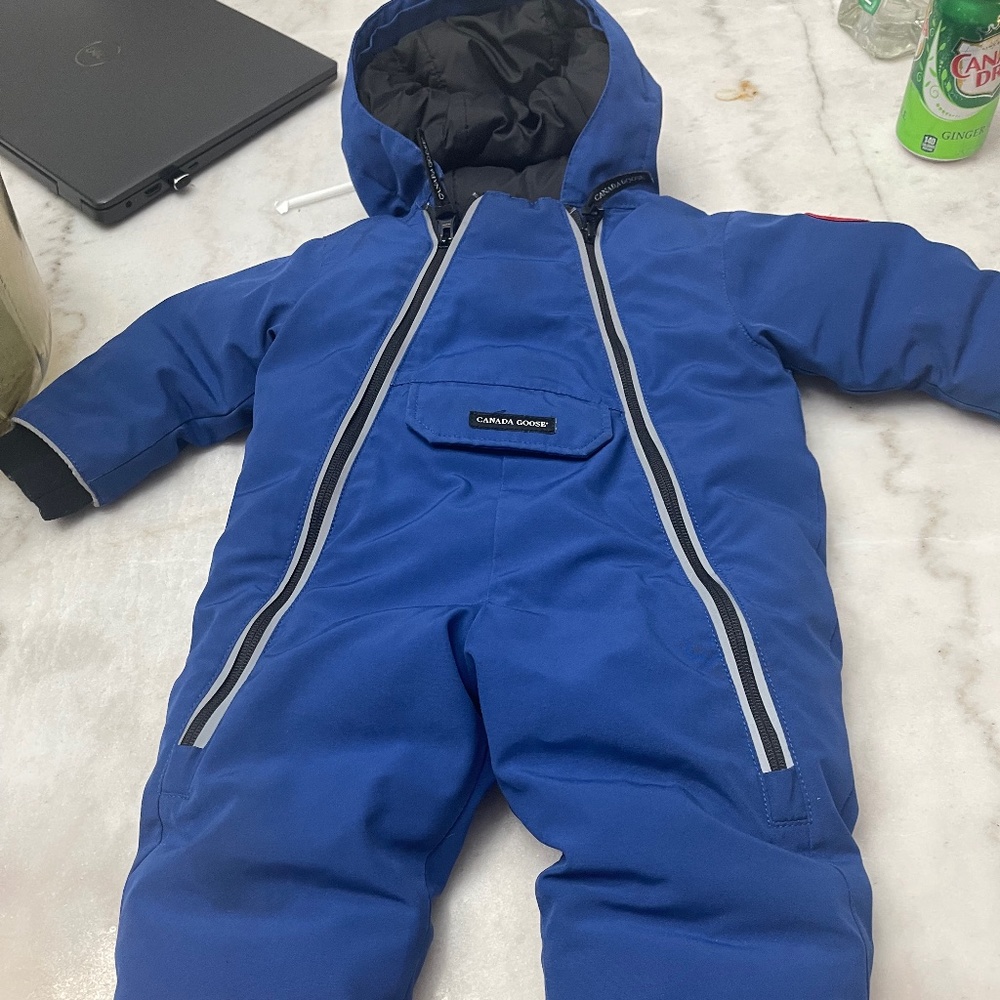 Canada Goose snow suit 6-12mo
